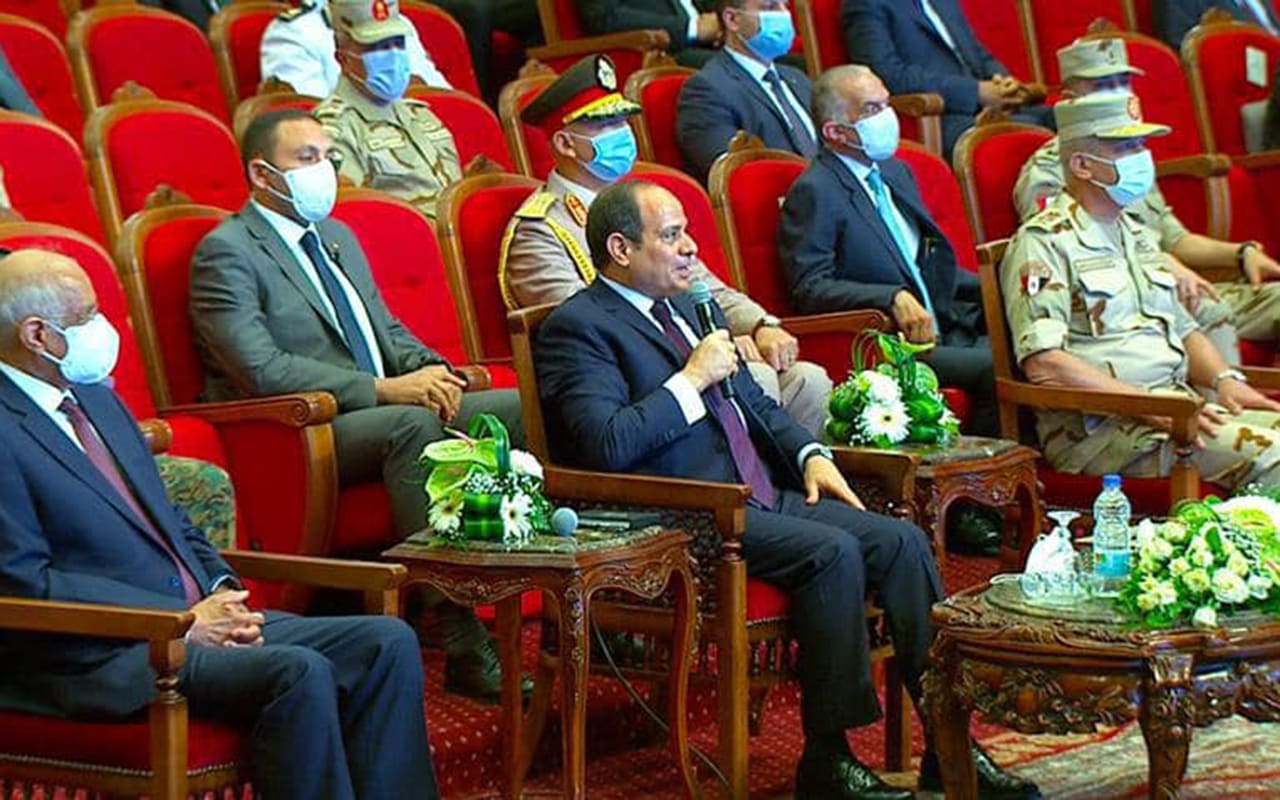 السيسي خلال افتتاح مشروعات تطوير شرق القاهرة