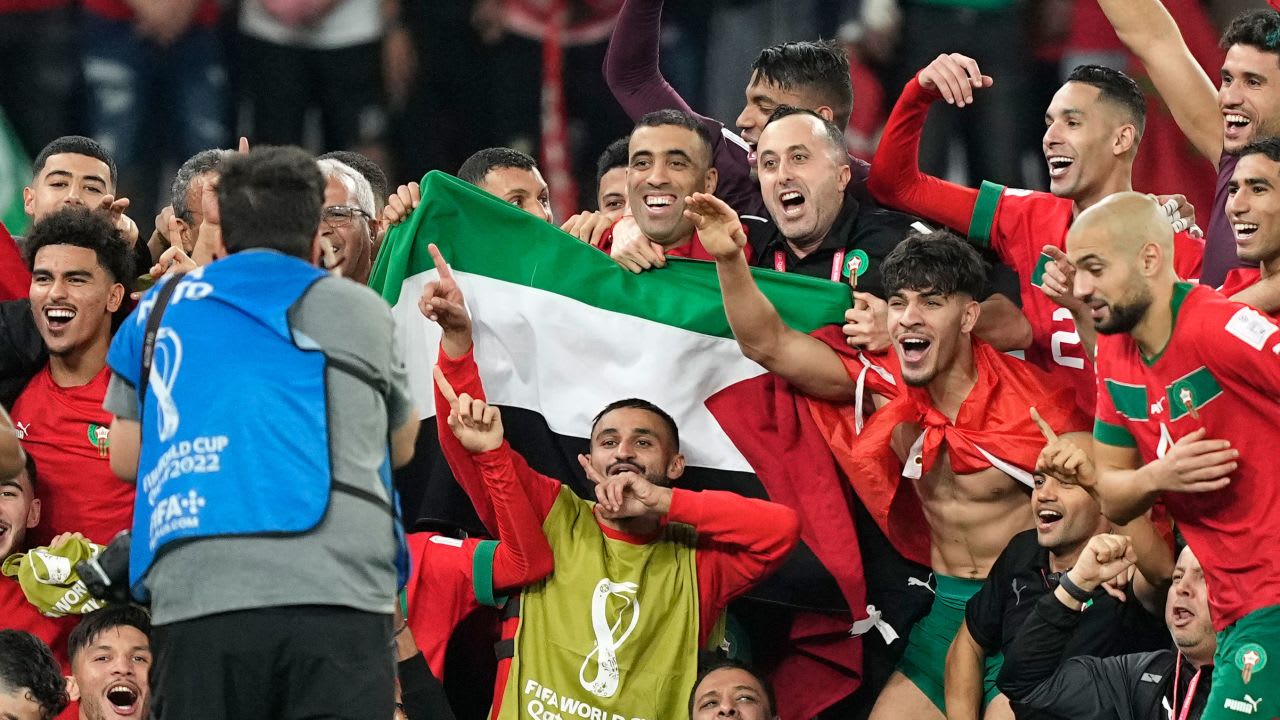 مشجعون مغاربة في المونديال 