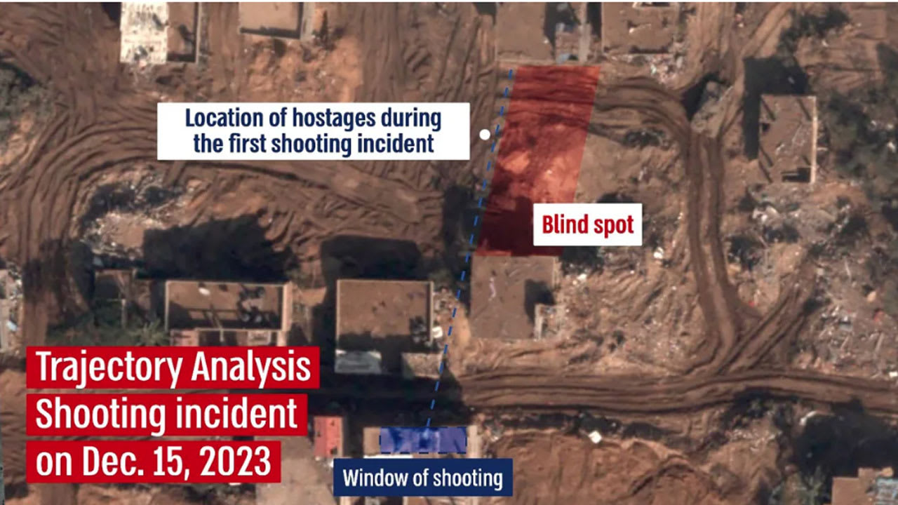 إسرائيل تنشر خرائط توضح "الخطأ" الذي وقع وأدى لمقتل الرهائن الثلاثة في غزة
