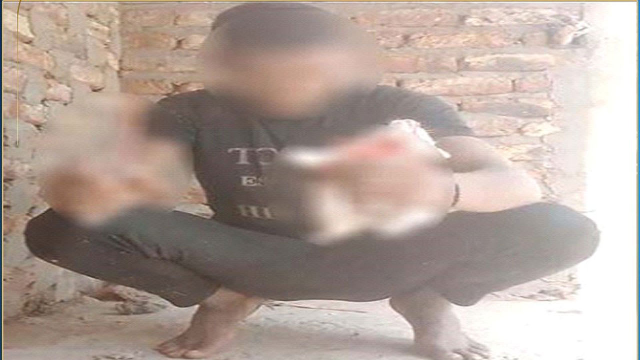 وزارة الداخلية المصرية أعادت نشر صورة (مموهة) من مقطع الفيديو المتداول.