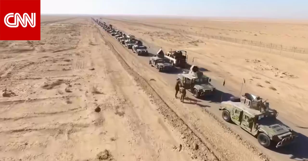 قرب حدود سوريا.. فيديو يظهر تدريبات قوات عراقية يثير تكهنات مع تحركات فصائل المعارضة