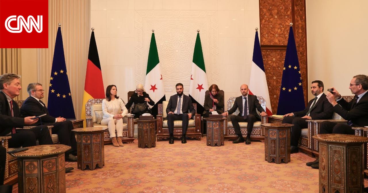 وزيرا خارجية فرنسا وألمانيا يلتقيان أحمد الشرع في دمشق.. وهذا ما بحثوه