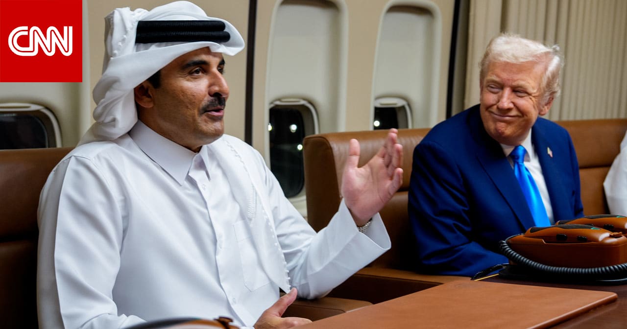 فيديو توضيح أمير قطر لترامب عن سبب قدومه للطائرة الرئاسية يثير تفاعلا