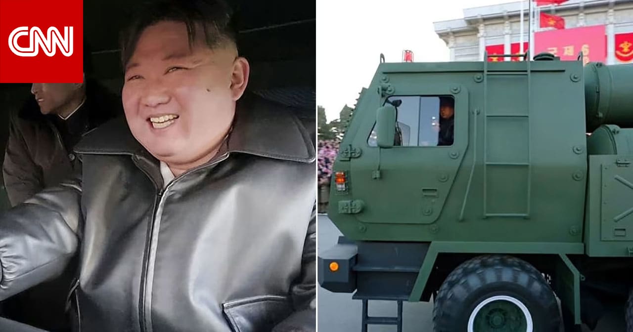 زعيم كوريا الشمالية خلف مقود قاذفة صواريخ متنقلة