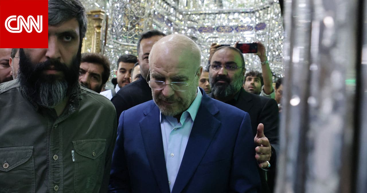 رئيس برلمان إيران يخاطب وزير دفاع أمريكا بخريطة توضح استحالة حصار بلاده