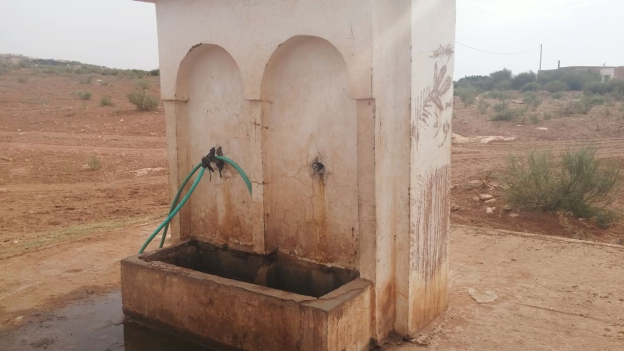 في قرى نائية بالمغرب الحصول على شربة