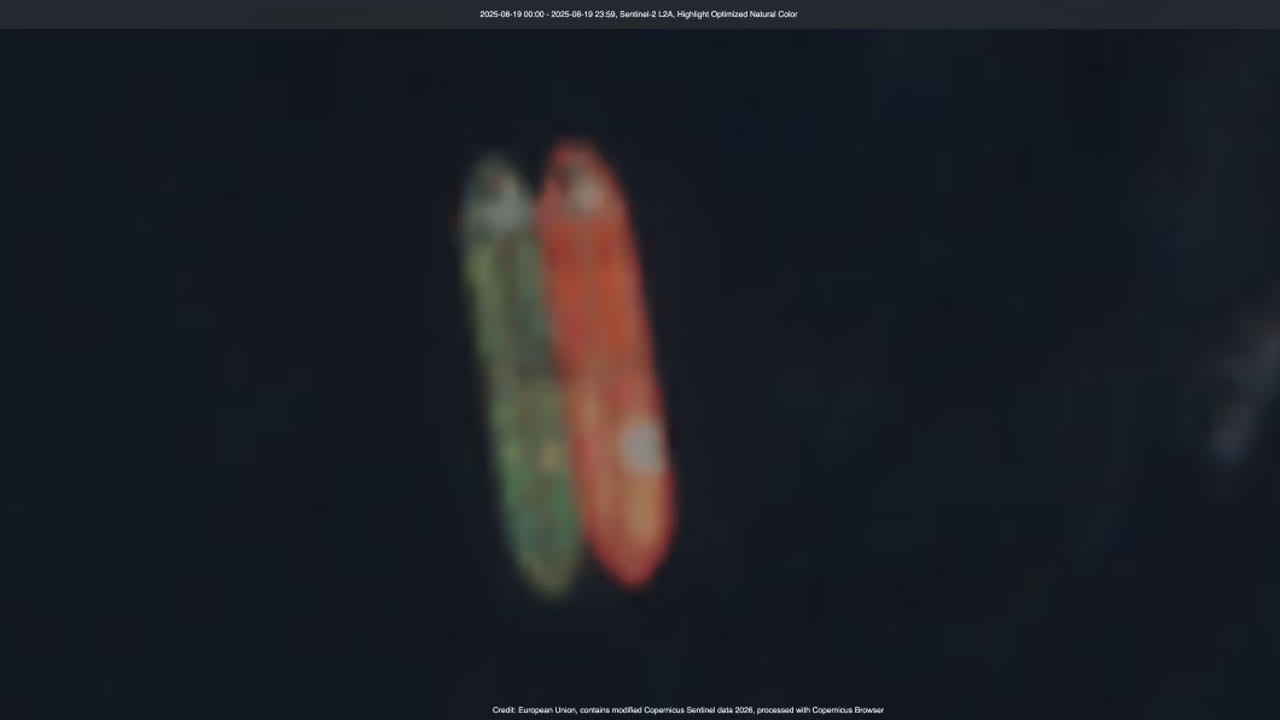 إيران.. صور فضائية تظهر ما فعلته ناقلة نفط خاضعة للعقوبات العام الماضي