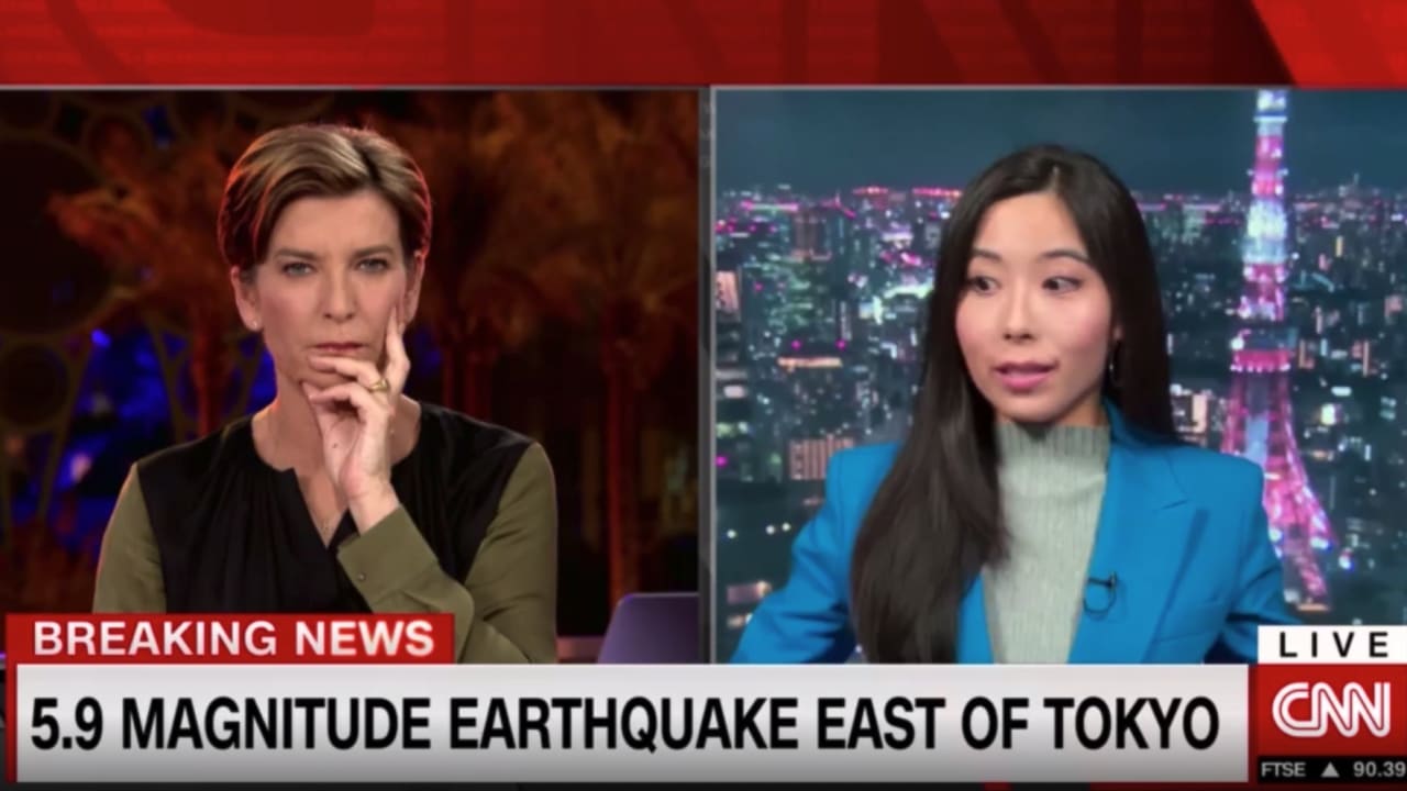 زلزال بقوة 5.9 درجة يضرب اليابان ومراسلة CNN: الأسوأ منذ انتقالي لطوكيو