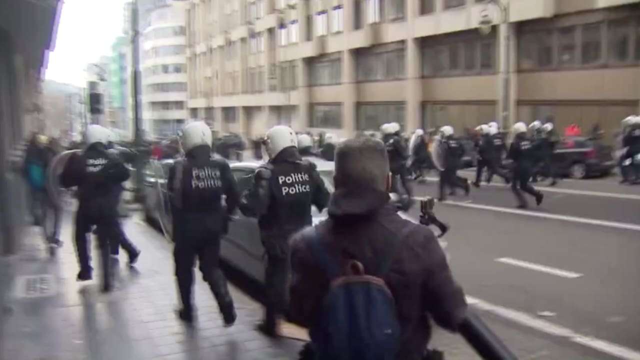 اشتباكات واعتقالات في احتجاجات ضد القيود الأخيرة لفيروس كورونا في بلجيكا