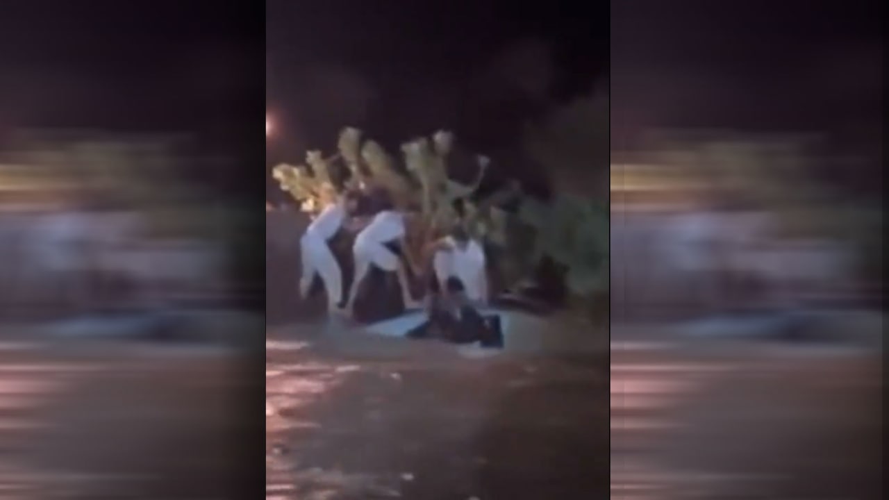 مقطع فيديو نشرته الداخلية السعودية من عملية الانقاذ 