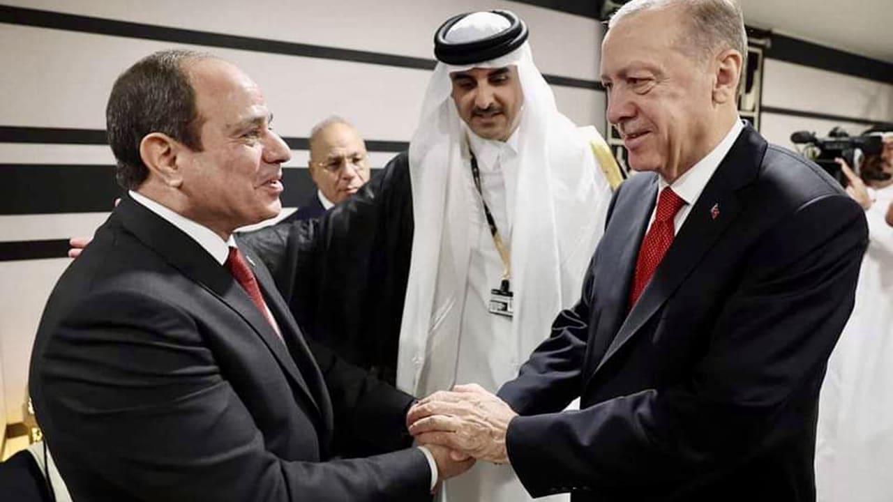 أردوغان: السيسي "سعيد للغاية" بعد لقائنا في قطر.. ولا خصومة دائمة في السياسة