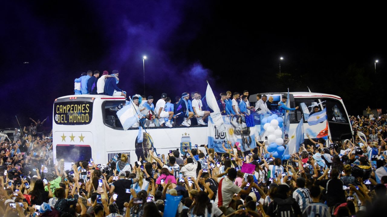 احتفالات في الأرجنتين بالفوز بكأس العالم 2022
