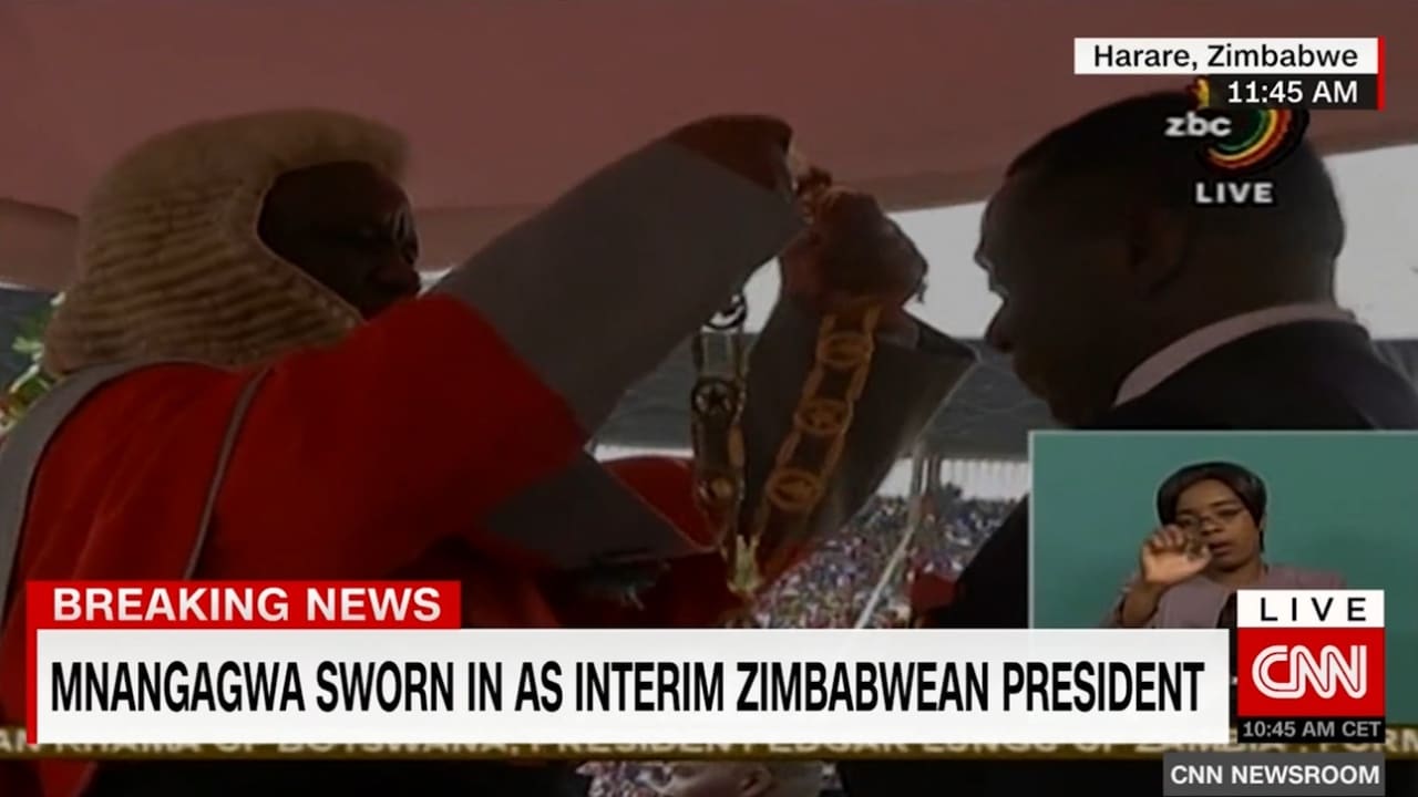 لحظة تاريخية في زيمبابوي.. منانغاغوا يؤدي اليمين خلفا لموغابي