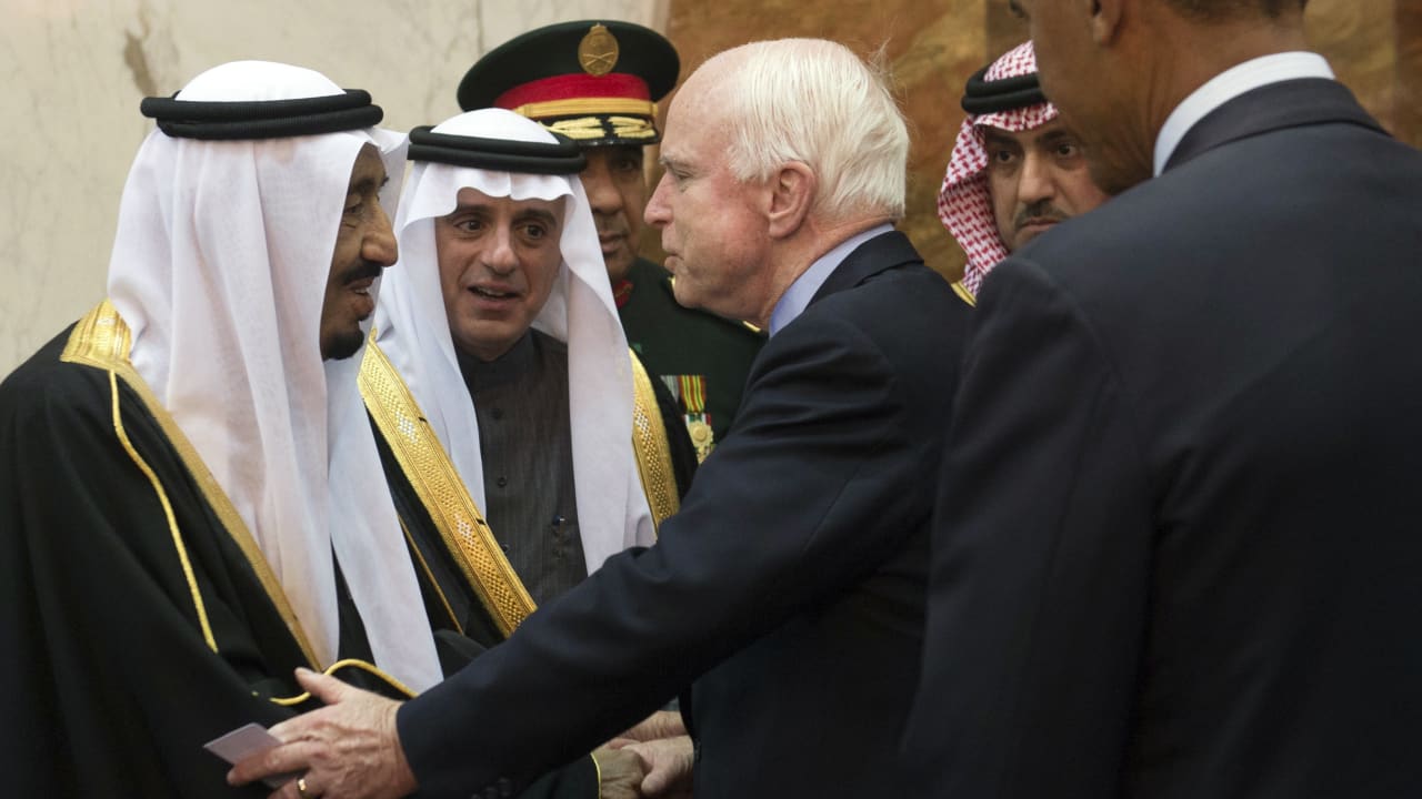 خالد بن سلمان معزيا بوفاة جون ماكين: كان صديقا للسعودية وسنفتقده