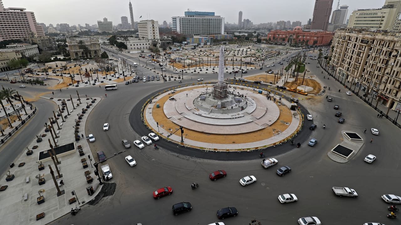 صورة أرشيفية لميدان التحرير في القاهرة الذي يعتبر أيقونة ثورة 25 يناير