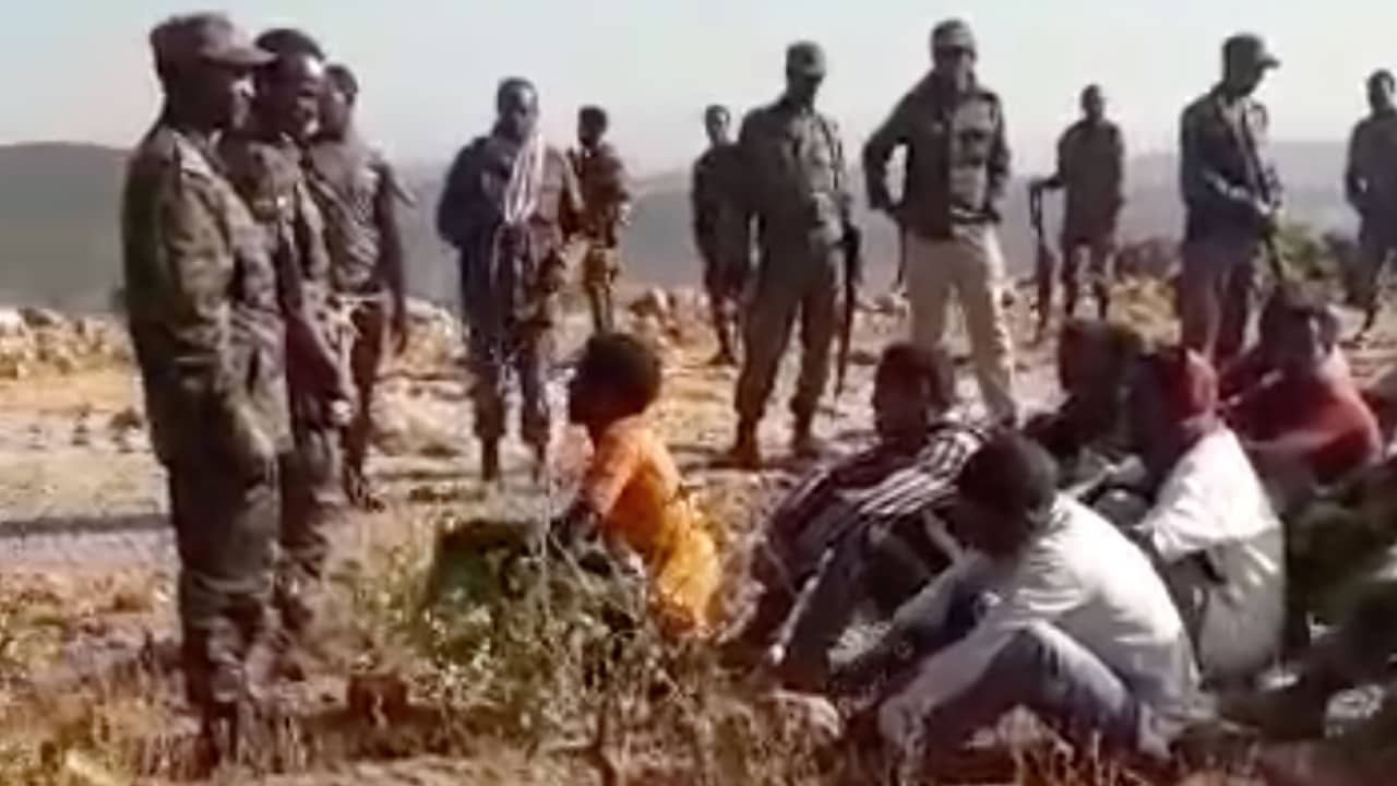 فيديو التقطه جندي منشق يظهر إعدامات وحشية لمدنيين في تيغراي