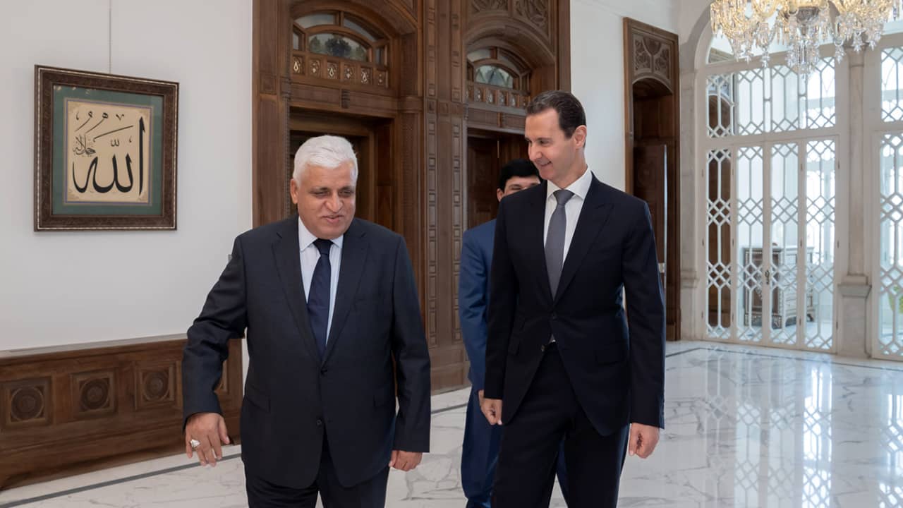 العراق يرد على أنباء عن دعوة الأسد لمؤتمر دول الجوار بعد استقباله رئيس الحشد الشعبي