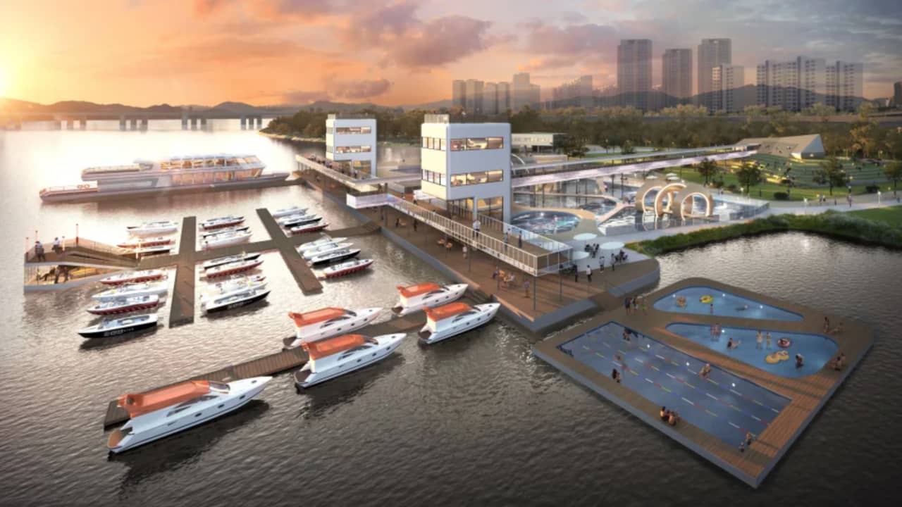مدينة سيول تكشف عن خطط إنشاء حوض سباحة "عائم" ورصيف بحري فني