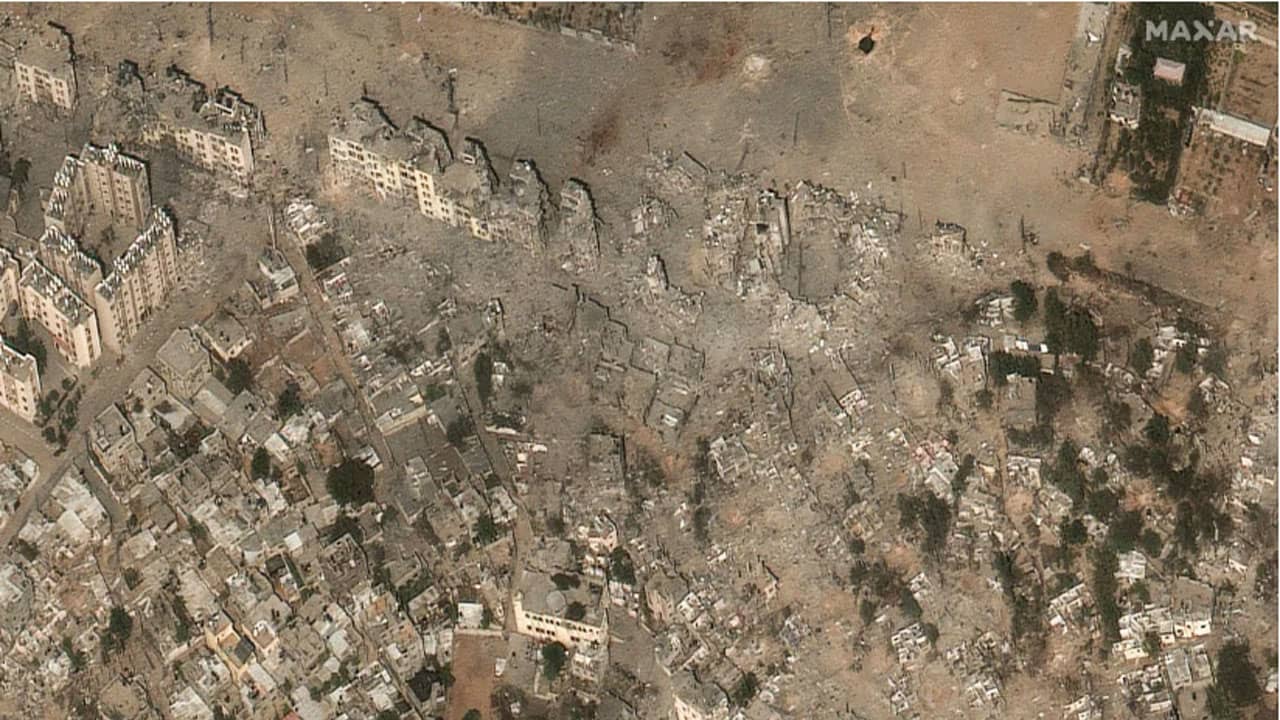 الدمار في غزة.. صور أقمار صناعية تظهر الاضرار ما قبل وبعد اشتباكات حماس وإسرائيل