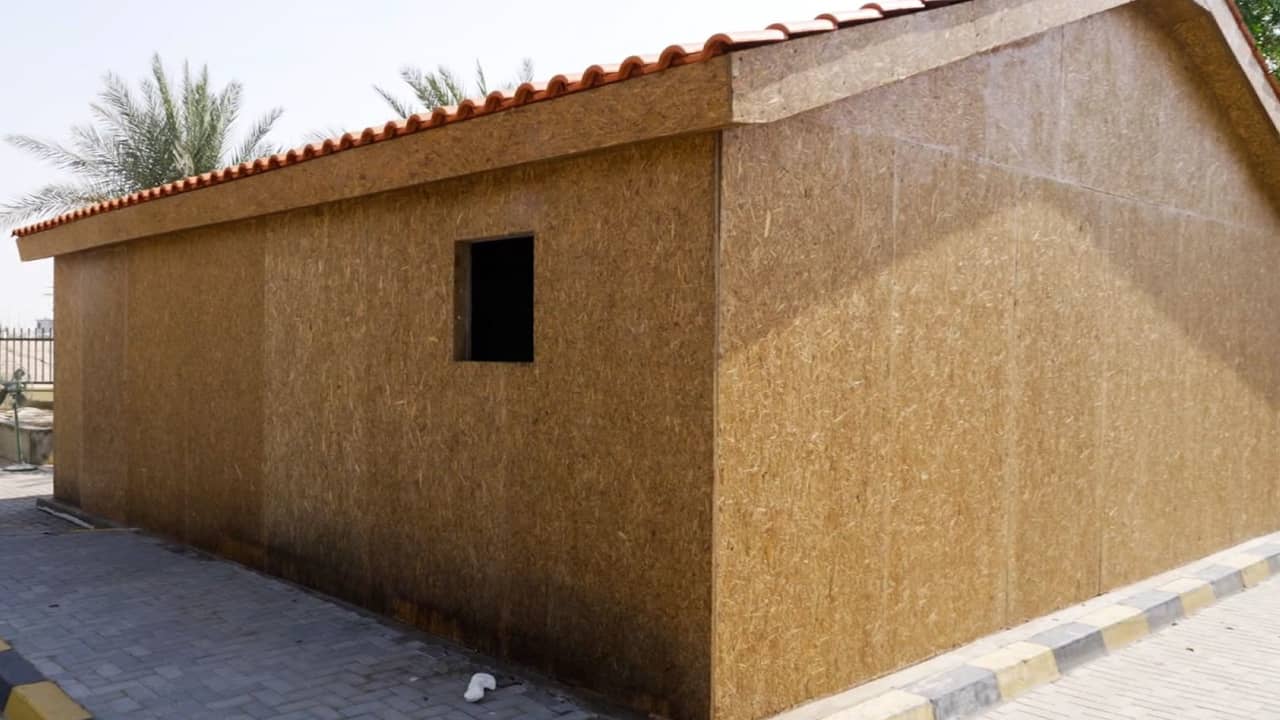 شركة في أبوظبي تهدف لجعل صناعة البناء أكثر خضرة عبر سعف النخيل