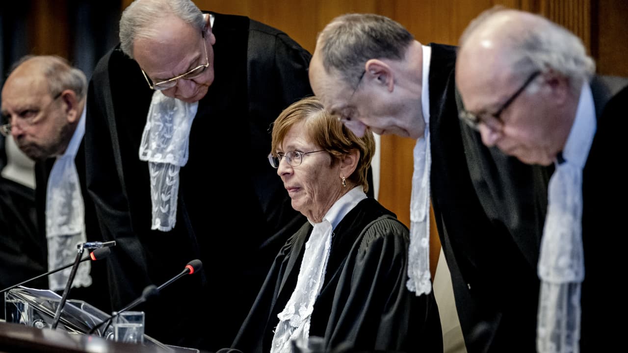 قائمة تصويت قضاة محكمة العدل الدولية بقضية "الإبادة الجماعية" ضد إسرائيل