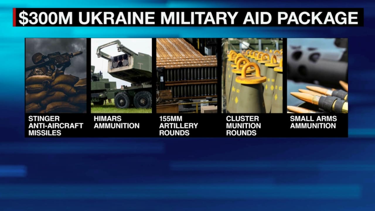 الولايات المتحدة تعلن عن حزمة مساعدات بقيمة 300 مليون دولار لأوكرانيا