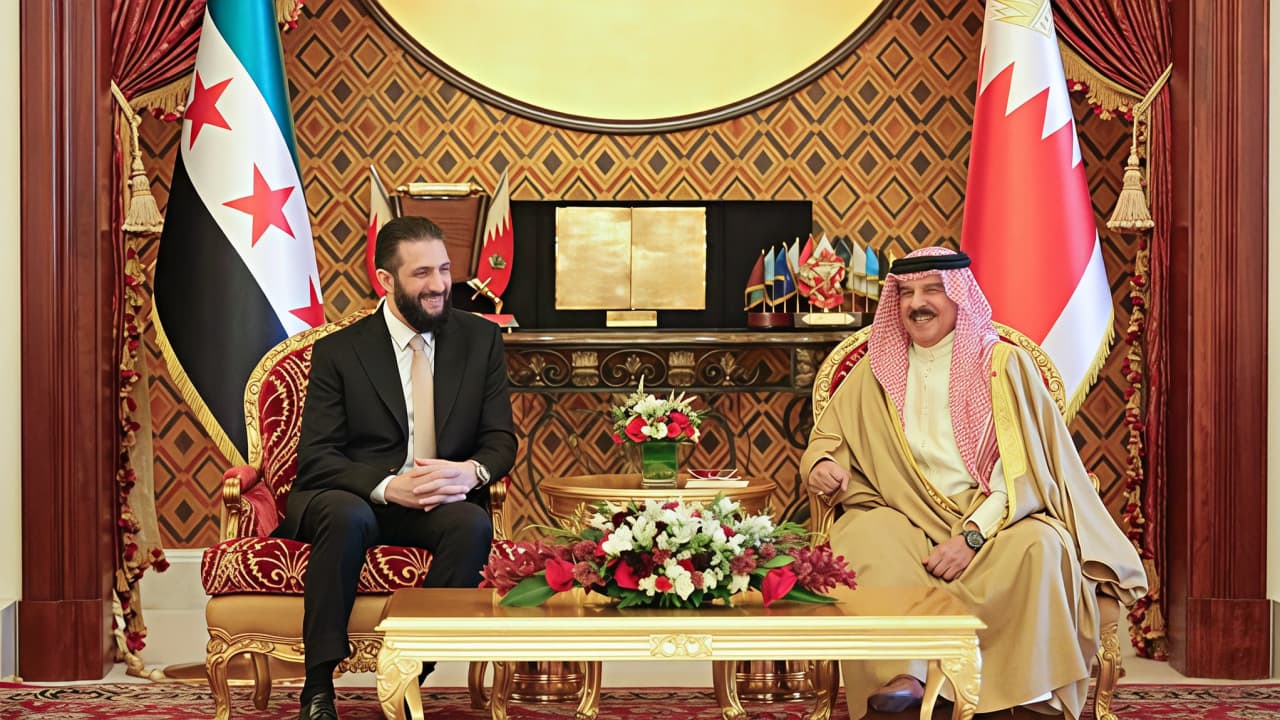 أحمد الشرع يثير تفاعلا خلال أول زيارة رسمية إلى البحرين