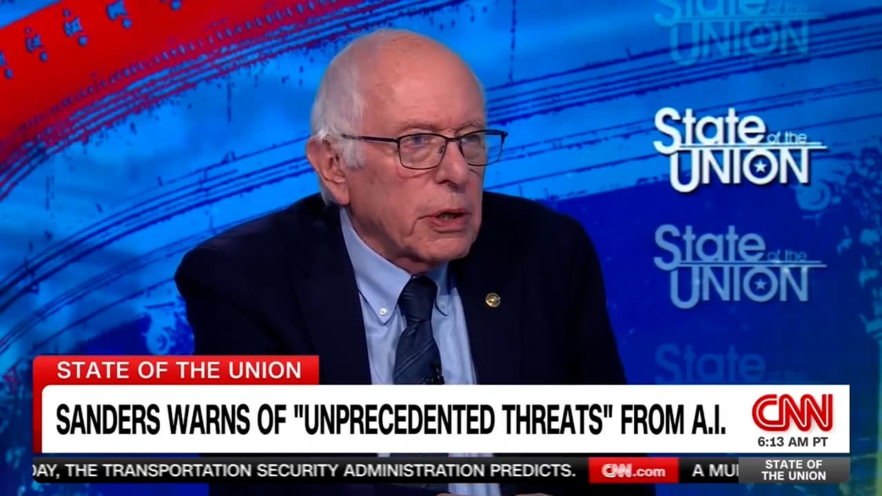 "هل تظن أنهم قلقين على الناس؟".. ساندرز يحذر من تبعات الذكاء الاصطناعي ومن يموّلون تطويره و"التهديدات غير المسبوقة"
