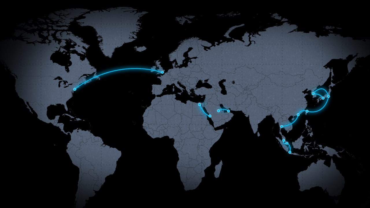 أكثر مسارات الطيران ازدحامًا في العالم للعام 2025