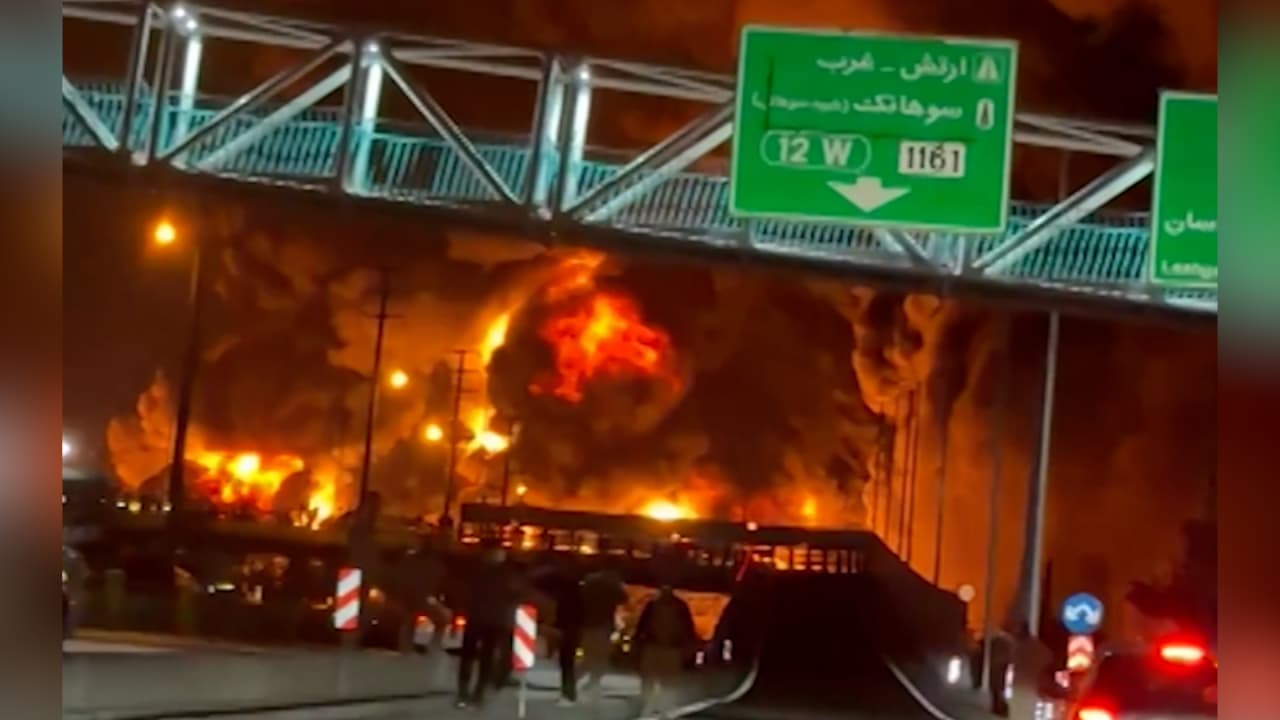 شاهد ما رصدته كاميرا بعد غارات إسرائيلية بطهران