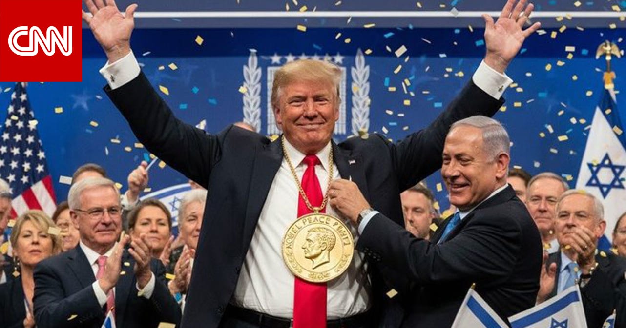 نتنياهو يثير تفاعلا بصورة لترامب والدعوة لمنحه جائزة نوبل للسلام