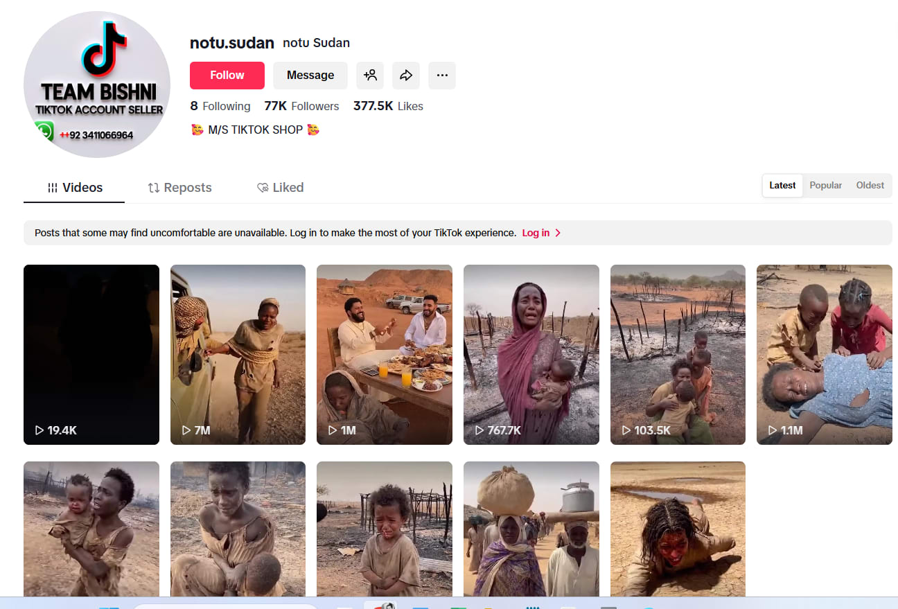  جر امرأة سودانية بسيارة وبكاء أخرى لجوع أطفالها .. ما صحة المقاطع المتداولة؟