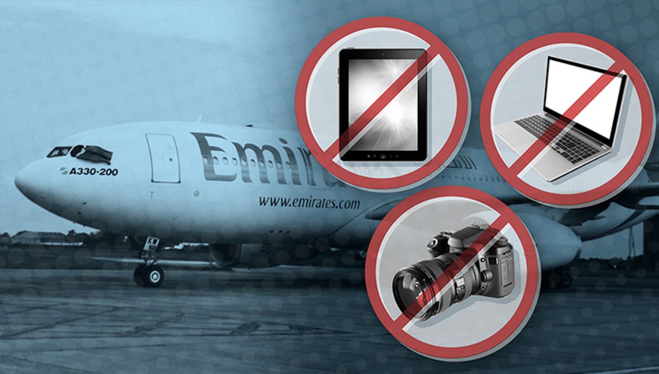 كيف تخفف شركات الطيران صداع حظر الإلكترونيات على الركاب؟