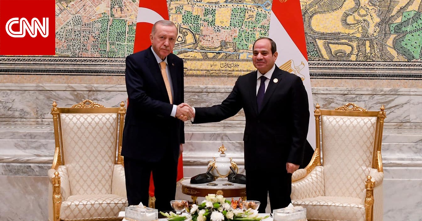 السيسي لأردوغان: يجب الحفاظ على وحدة واستقلال الأراضي السورية