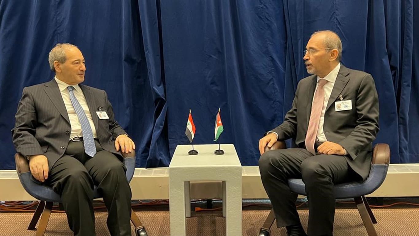 لقاء بين وزيري خارجية الأردن وسوريا في نيويورك