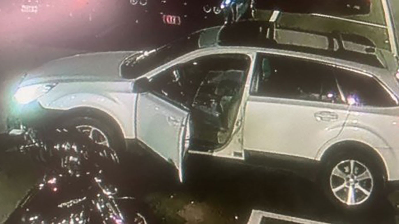 نشرت إدارة شرطة لويستون هذه الصورة لمركبة مرتبطة بإطلاق النار في لويستون مين