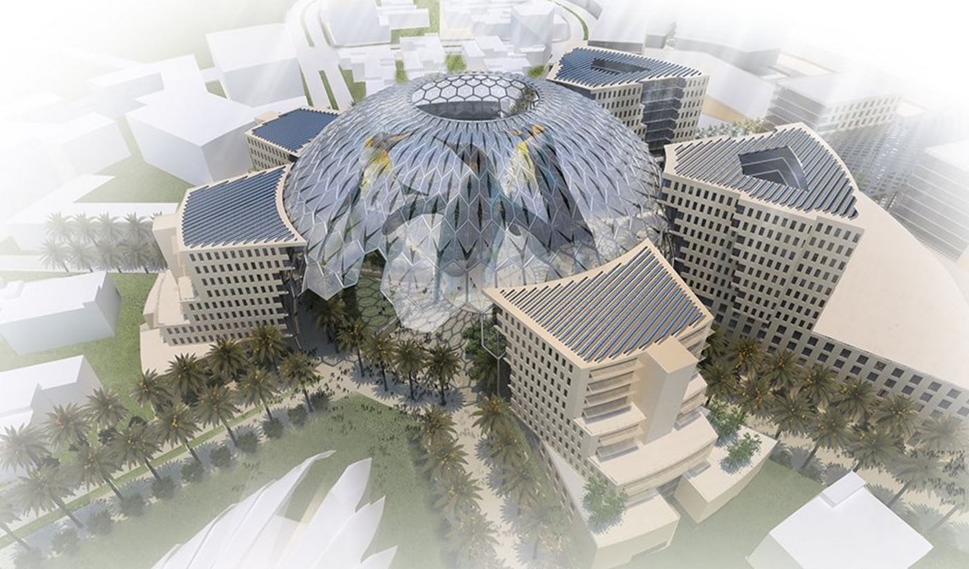 دبي تكشف النقاب عن تصميم "قلب معرض إكسبو 2020"