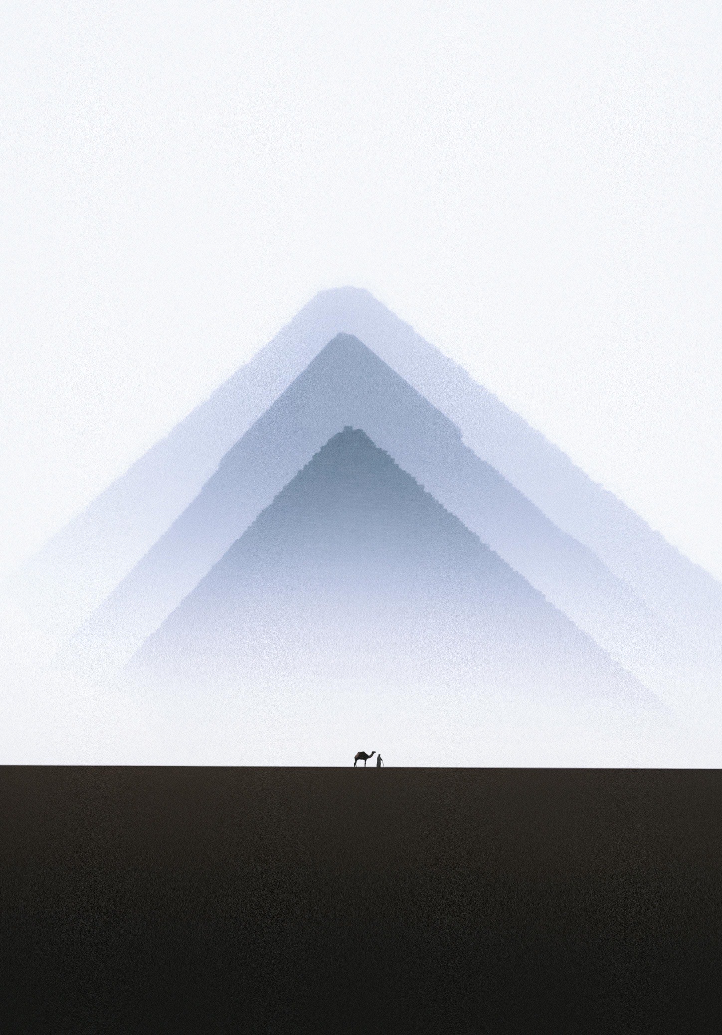 Photographer monitors the silent isolation of Egypt's pyramids and deserts