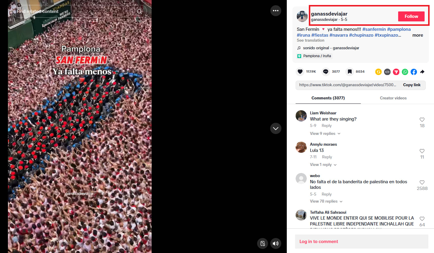 فيديو متداول لتشكيل جماهير إسبانيا خارطة فلسطين .. ما حقيقته؟