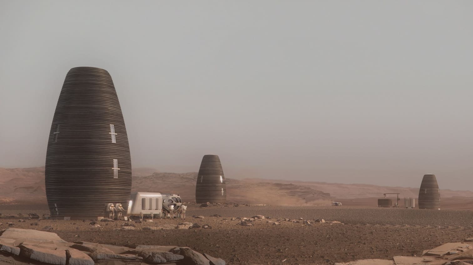 ناسا تصمم منازل بتقنية ثلاثية الأبعاد على المريخ