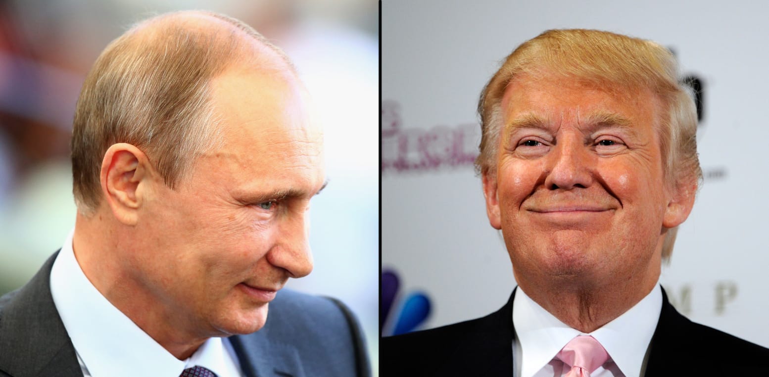بوتين يهنئ ترامب: نأمل بحل أزمة علاقات روسيا وأمريكا