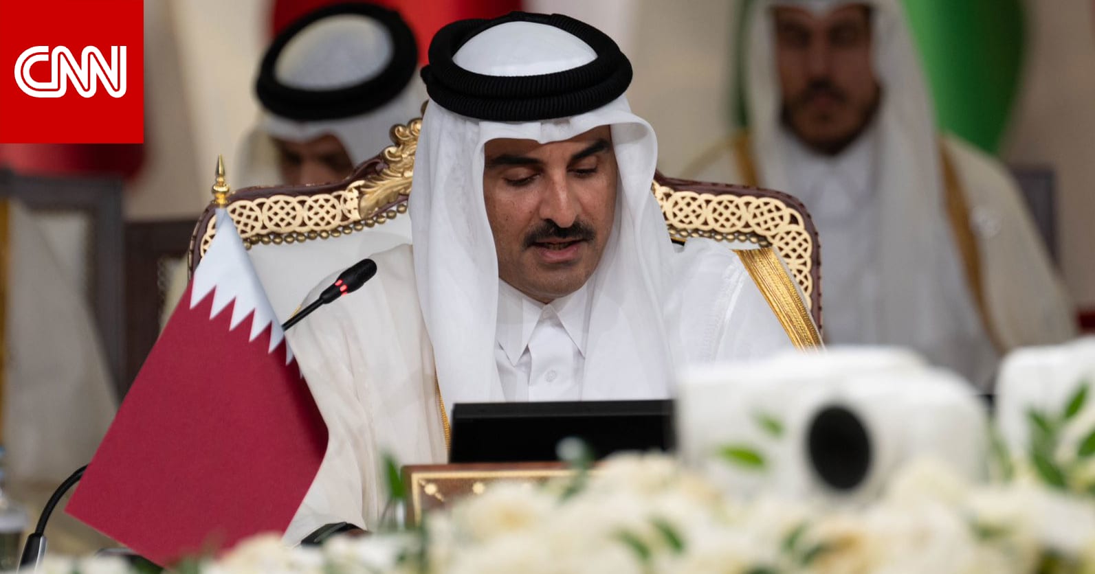تفاعل على جملة قالها أمير قطر بكلمته عن غزة والفلسطينيين بالقمة الخليجية