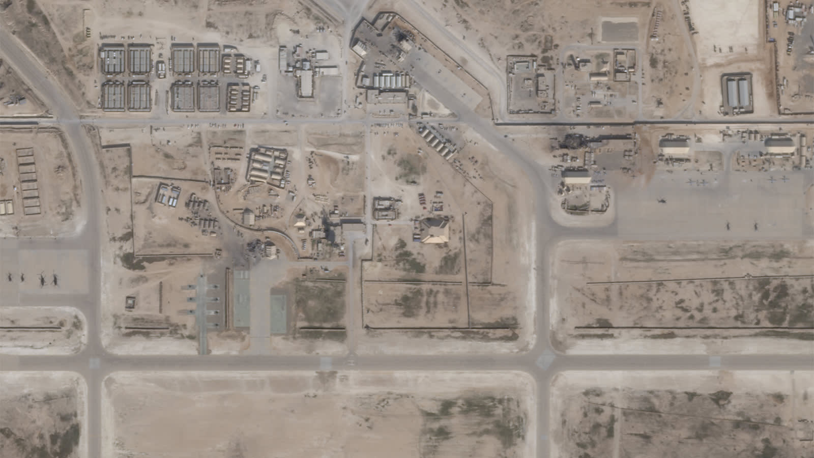 لقطات أقمار صناعية تُظهر حجم الأضرار بقاعدة عين الأسد عقب القصف الإيراني