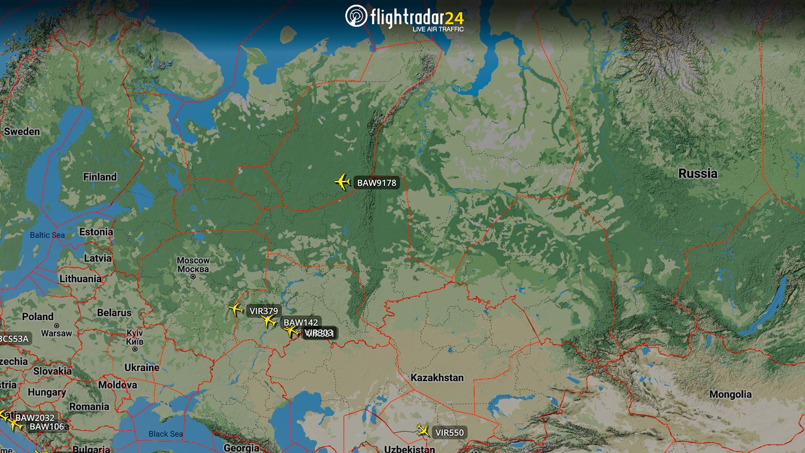 كيف يمكن لأزمة أوكرانيا أن تعيد تشكيل خريطة الطيران العالمية