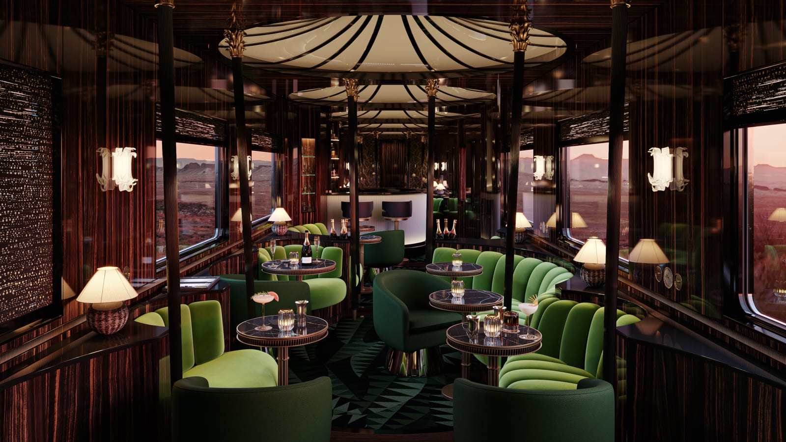 Interiors of the revamped Orient Express revealed 