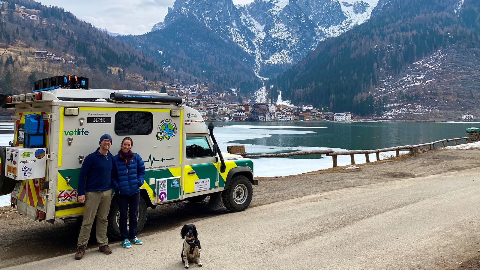 This duo travels the world in an ambulance..what is the reason?