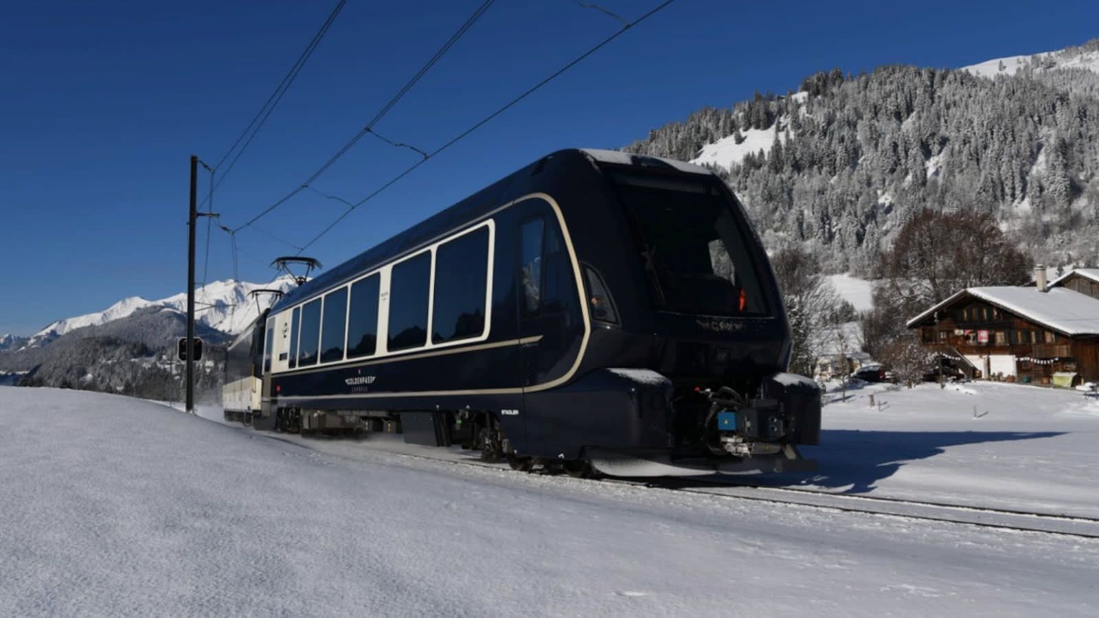 En Suiza... este increíble nuevo tren de montaña puede "salto" entre los rieles