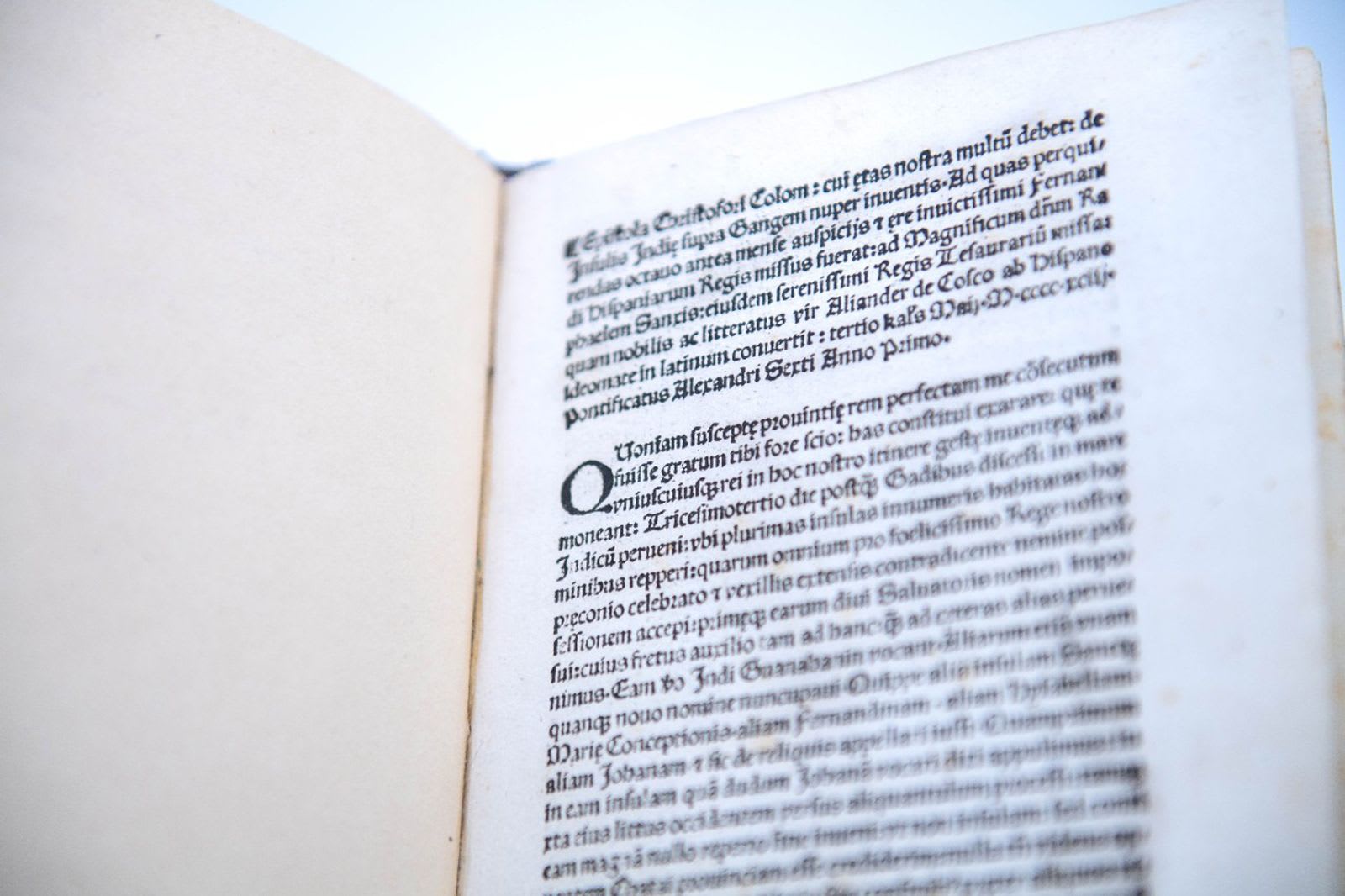 اختفت منذ عقود.. رسالة كريستوفر كولومبوس المسروقة من القرن الخامس عشر تعود إلى إيطاليا