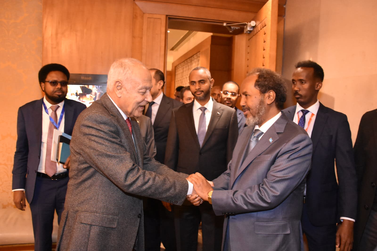 أبو الغيط بعد لقائه الرئيس الصومالي: نرفض الاتفاق بين إثيوبيا وإقليم "أرض الصومال"