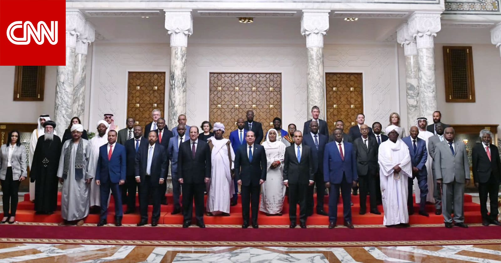 في مؤتمر "معا لوقف الحرب".. السيسي يستقبل وفدا سودانيا بحضور سعودي إماراتي قطري